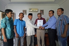 Penyerahan Hasil Audit SMK3 dari Auditor Kepada PT. Catur Jaya Sentosa Gemilang Kab. Jember Jawa Timur